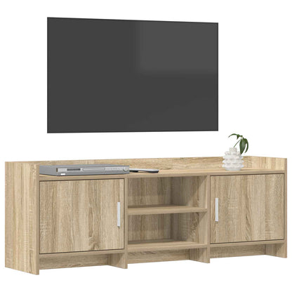 vidaXL TV Cabinet 130 x 33 x 47 cm Sonoma Oak Engineered Wood