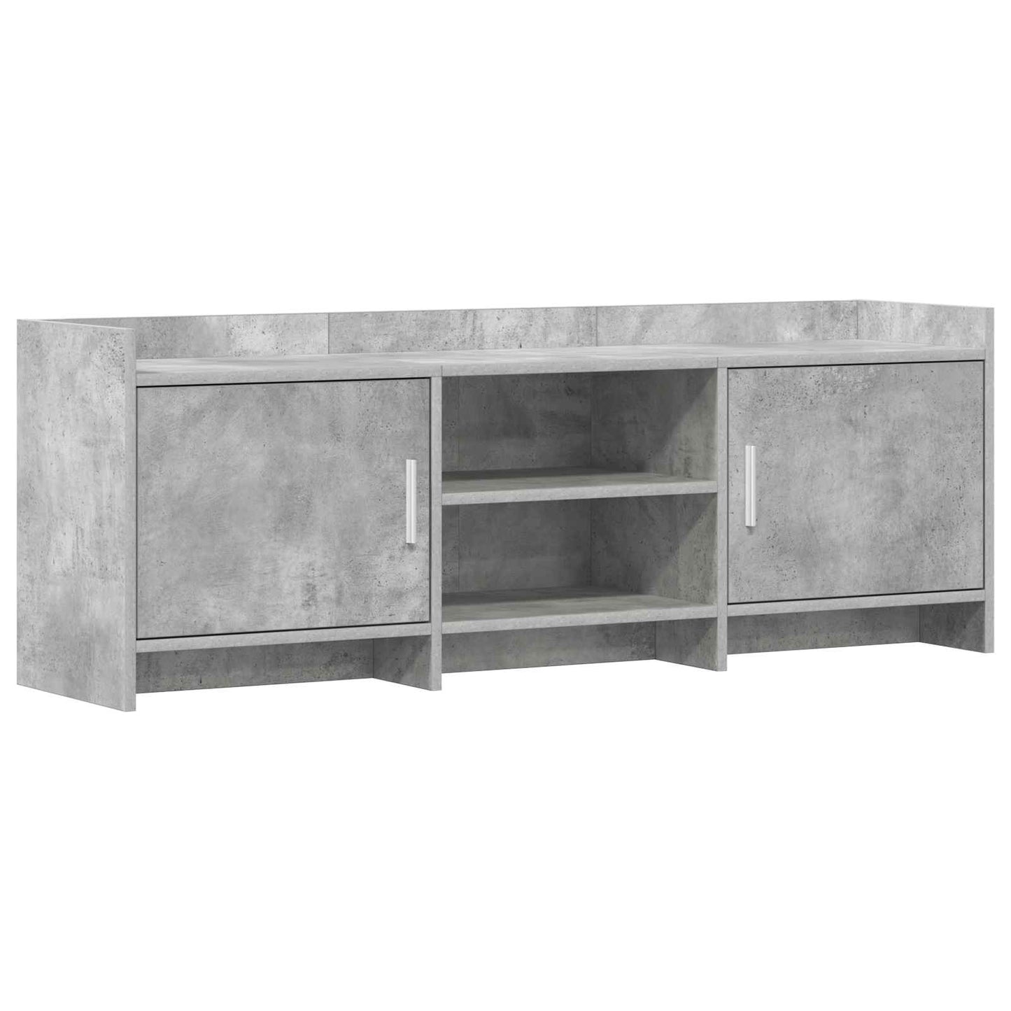 vidaXL TV Cabinet 130 x 33 x 47 cm Concrete Grey Engineered Wood