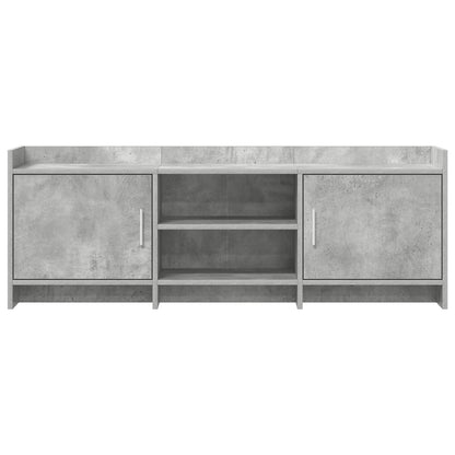 vidaXL TV Cabinet 130 x 33 x 47 cm Concrete Grey Engineered Wood