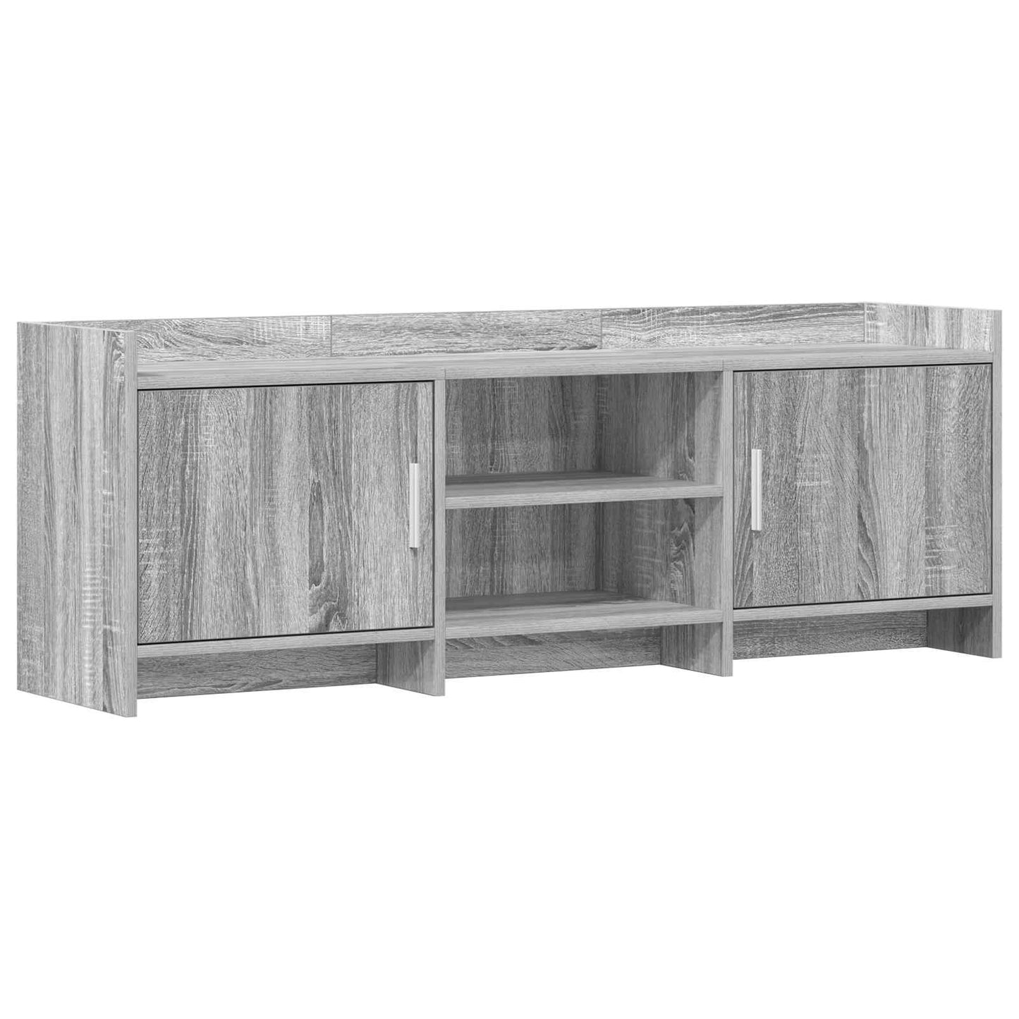 vidaXL TV Cabinet 130 x 33 x 47 cm Grey Sonoma Engineered Wood