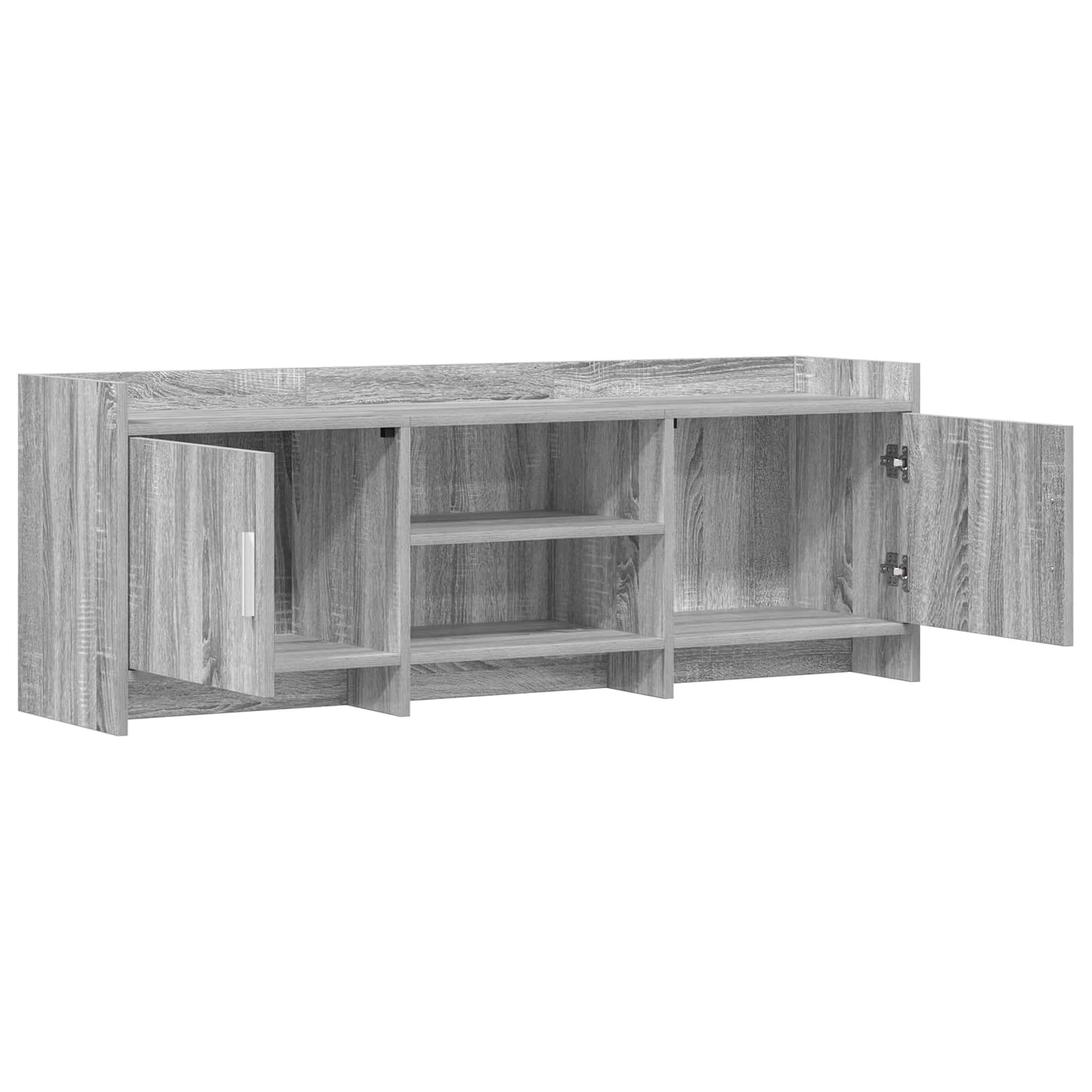 vidaXL TV Cabinet 130 x 33 x 47 cm Grey Sonoma Engineered Wood