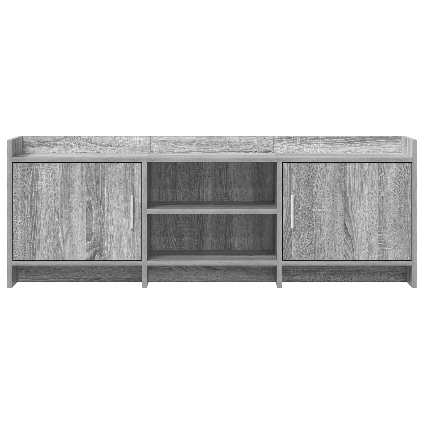 vidaXL TV Cabinet 130 x 33 x 47 cm Grey Sonoma Engineered Wood