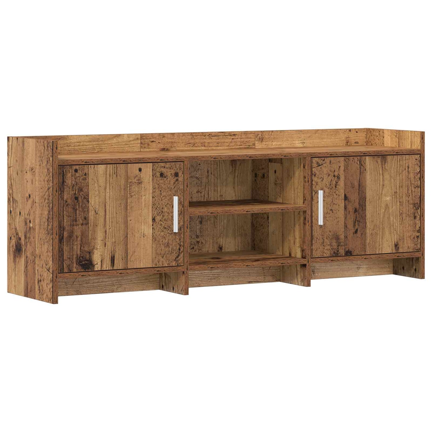 vidaXL TV Cabinet 130 x 33 x 47 cm Old Wood Engineered Wood