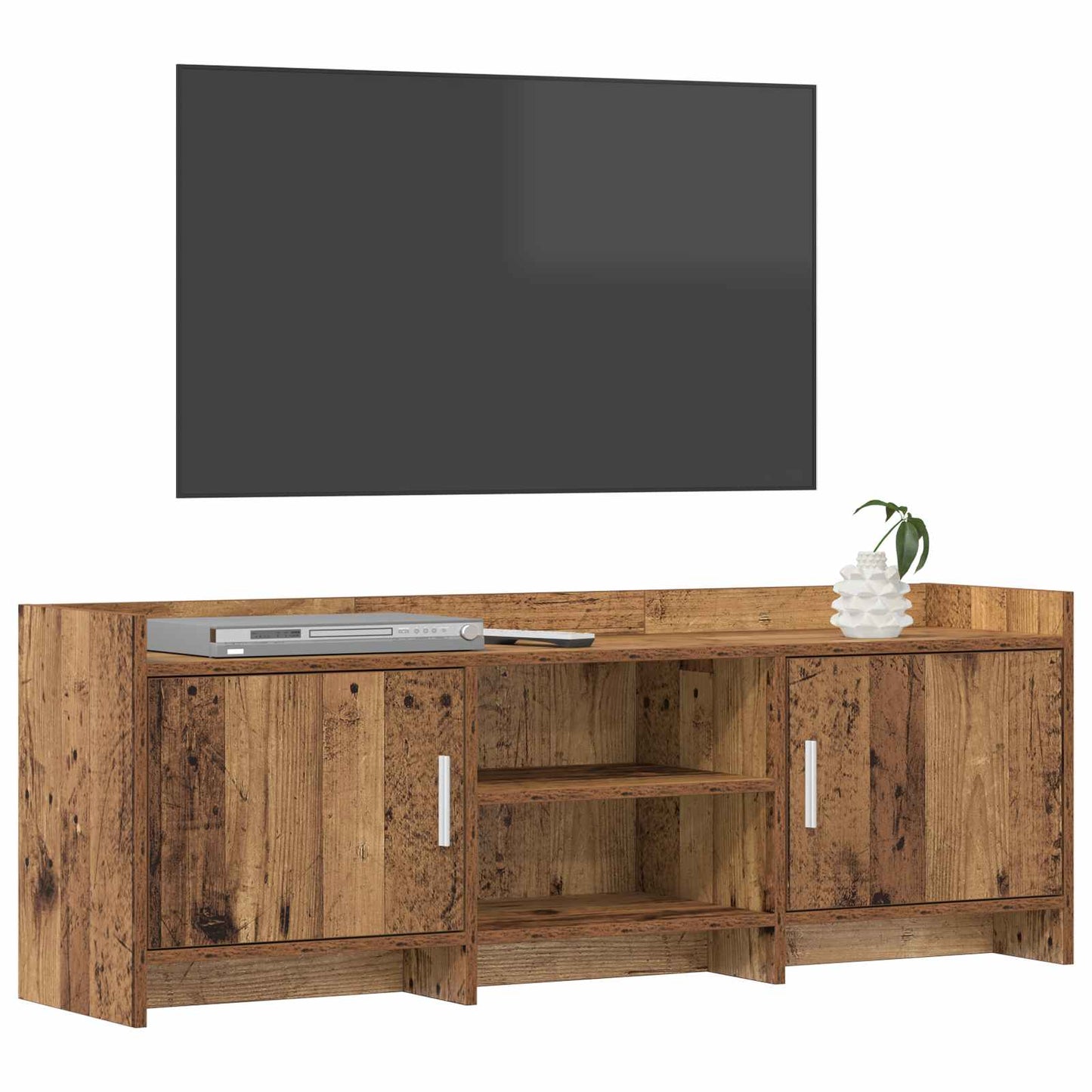 vidaXL TV Cabinet 130 x 33 x 47 cm Old Wood Engineered Wood