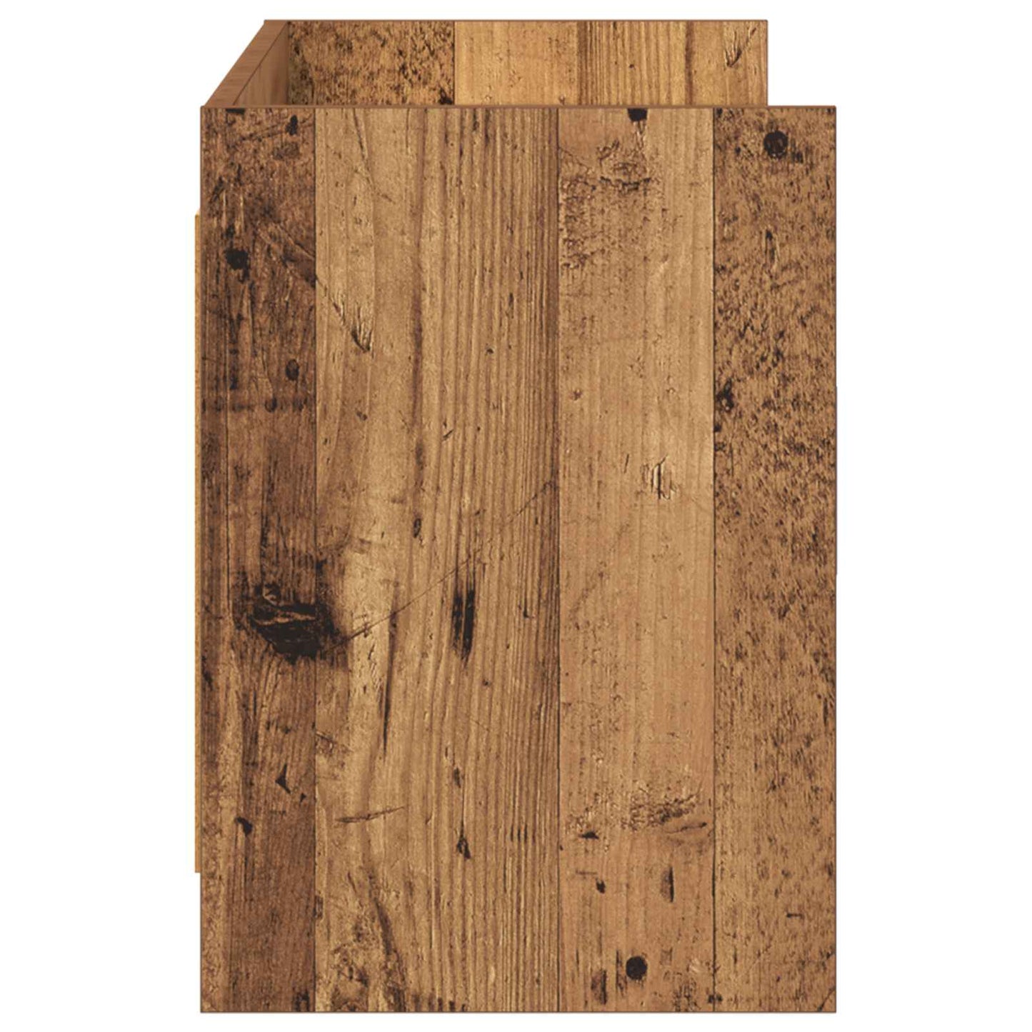 vidaXL TV Cabinet 130 x 33 x 47 cm Old Wood Engineered Wood