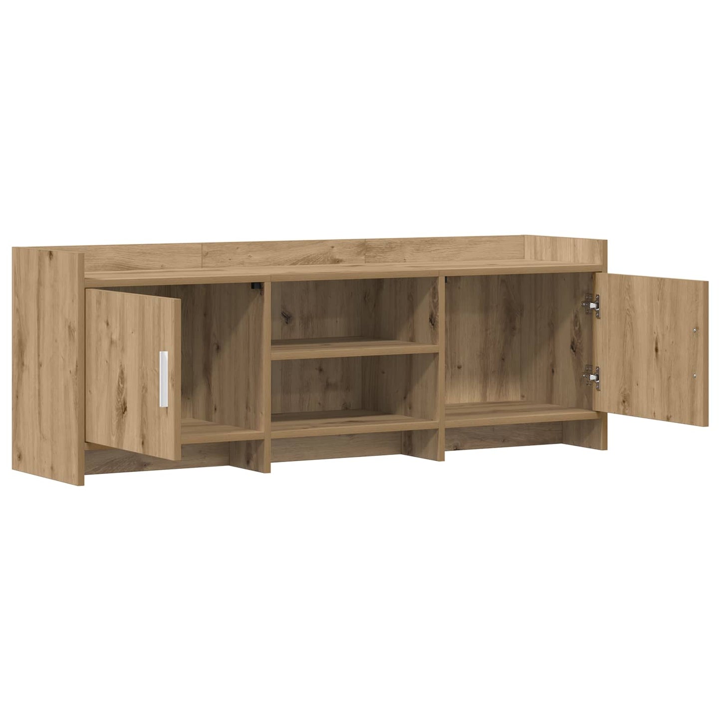 vidaXL TV Cabinet 130 x 33 x 47 cm Artisan Oak Engineered Wood