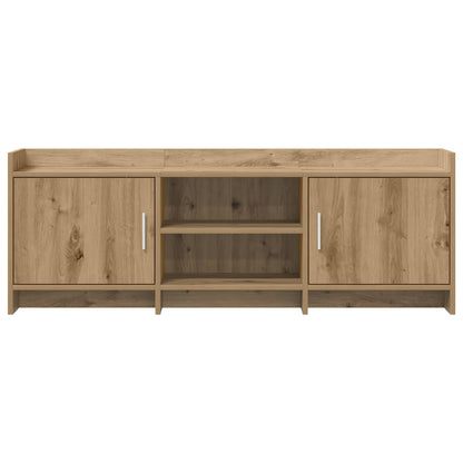 vidaXL TV Cabinet 130 x 33 x 47 cm Artisan Oak Engineered Wood