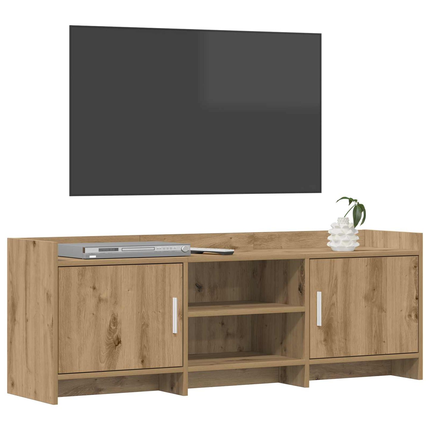 vidaXL TV Cabinet 130 x 33 x 47 cm Artisan Oak Engineered Wood