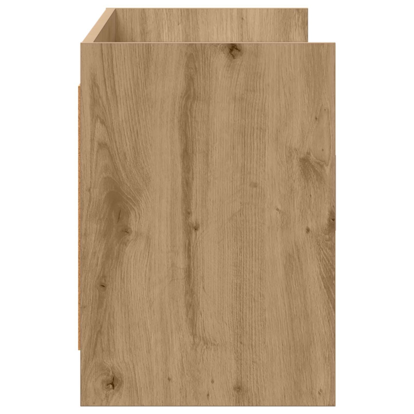 vidaXL TV Cabinet 130 x 33 x 47 cm Artisan Oak Engineered Wood