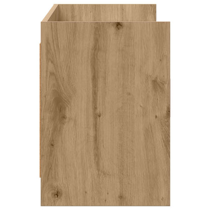 vidaXL TV Cabinet 130 x 33 x 47 cm Artisan Oak Engineered Wood