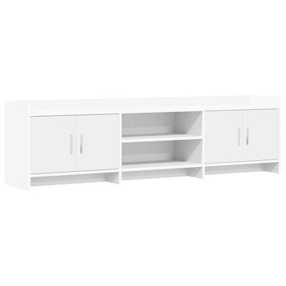 vidaXL TV Cabinet 168 x 33 x 47 cm White Engineered Wood