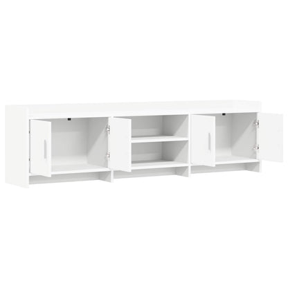 vidaXL TV Cabinet 168 x 33 x 47 cm White Engineered Wood