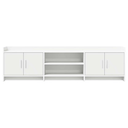 vidaXL TV Cabinet 168 x 33 x 47 cm White Engineered Wood