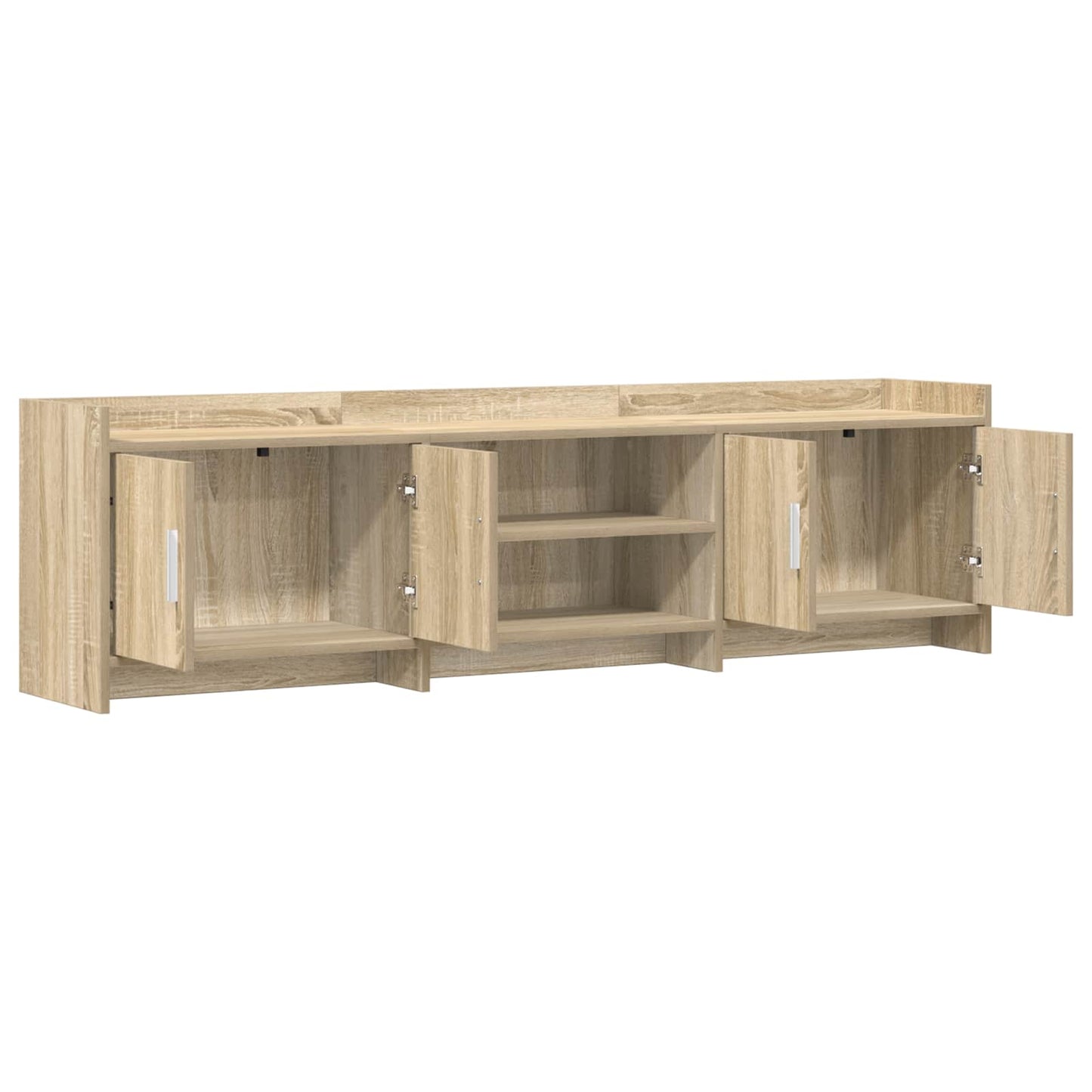 vidaXL TV Cabinet 168 x 33 x 47 cm Sonoma Oak Engineered Wood