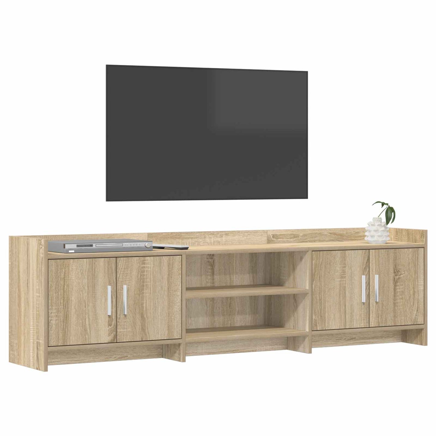 vidaXL TV Cabinet 168 x 33 x 47 cm Sonoma Oak Engineered Wood