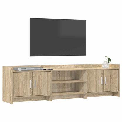 vidaXL TV Cabinet 168 x 33 x 47 cm Sonoma Oak Engineered Wood