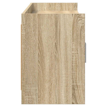 vidaXL TV Cabinet 168 x 33 x 47 cm Sonoma Oak Engineered Wood