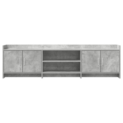 vidaXL TV Cabinet 168 x 33 x 47 cm Concrete Grey Engineered Wood