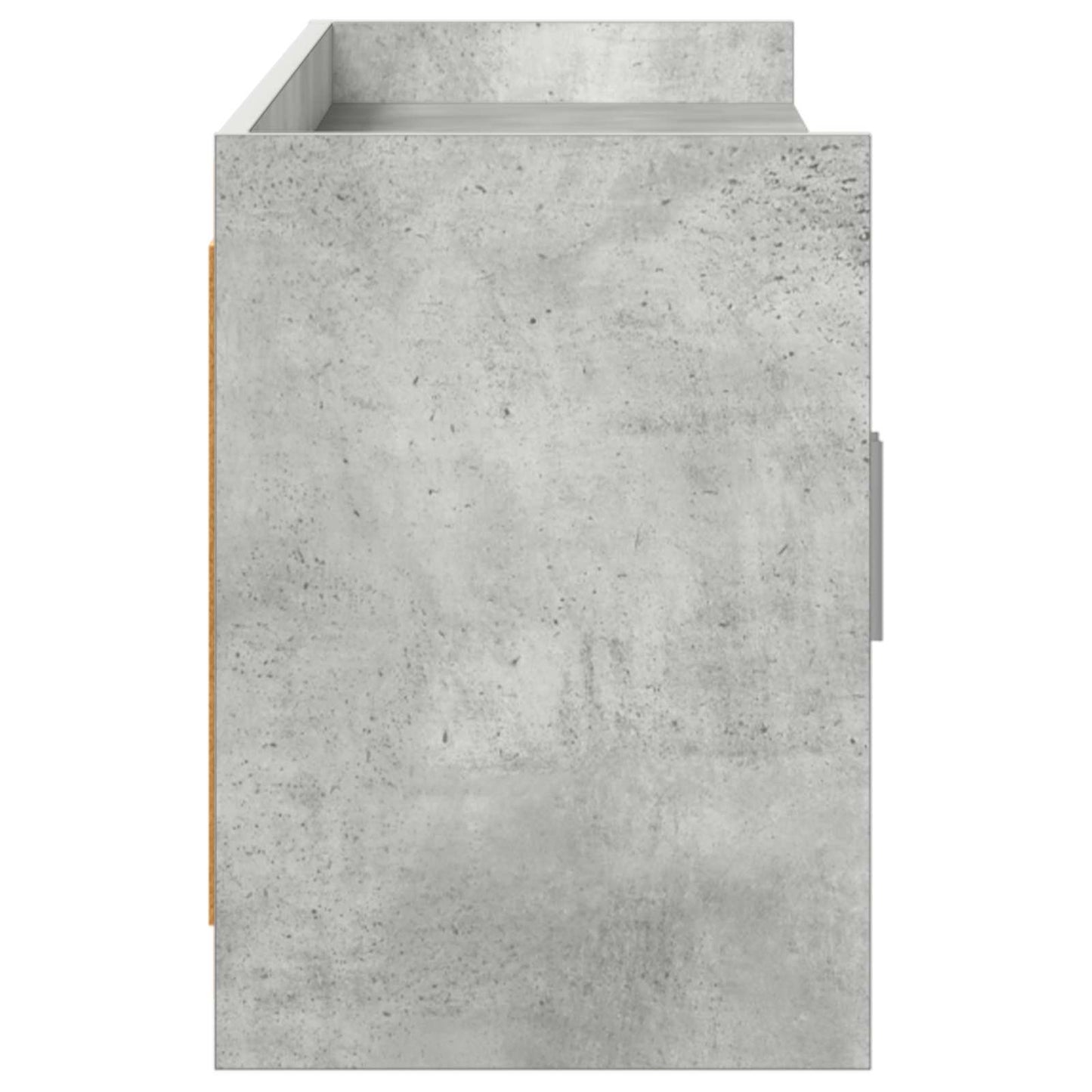 vidaXL TV Cabinet 168 x 33 x 47 cm Concrete Grey Engineered Wood