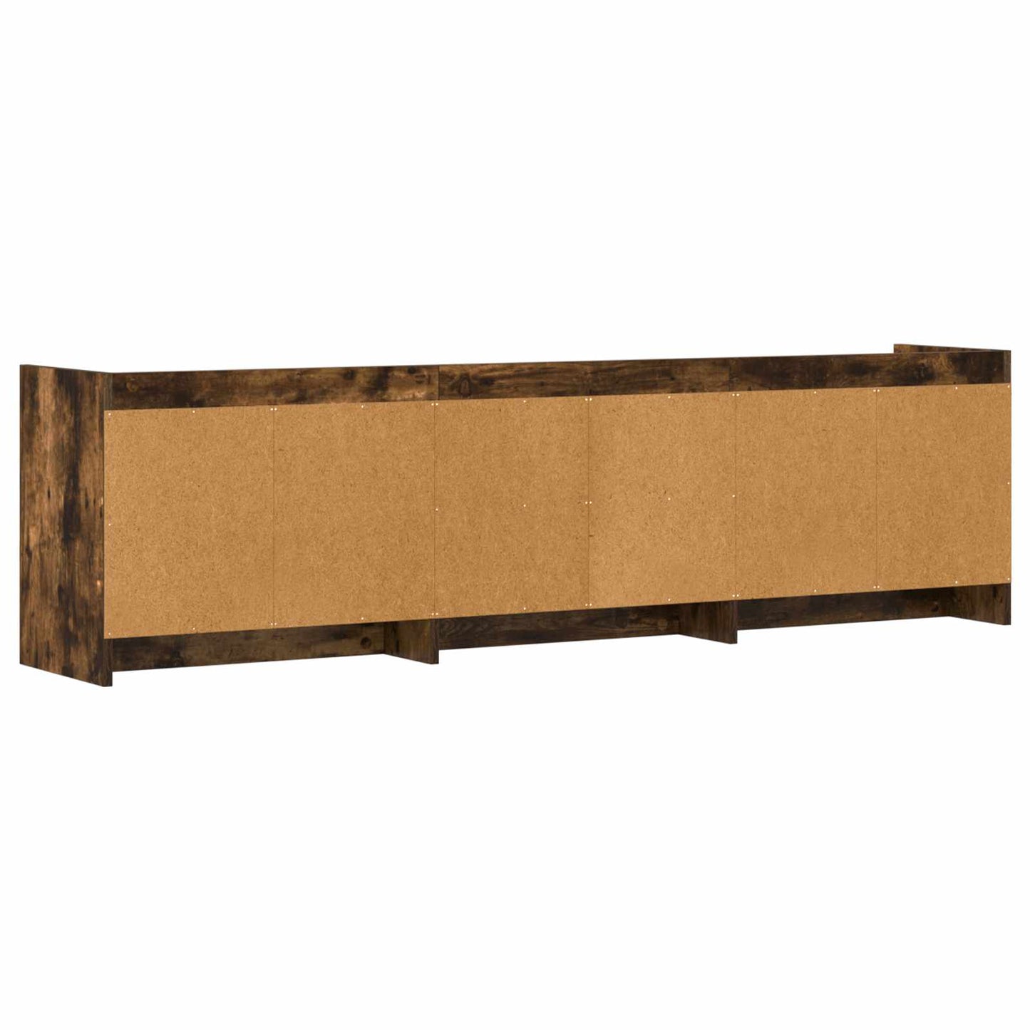 vidaXL TV Cabinet 168 x 33 x 47 cm Smoked Oak Engineered Wood