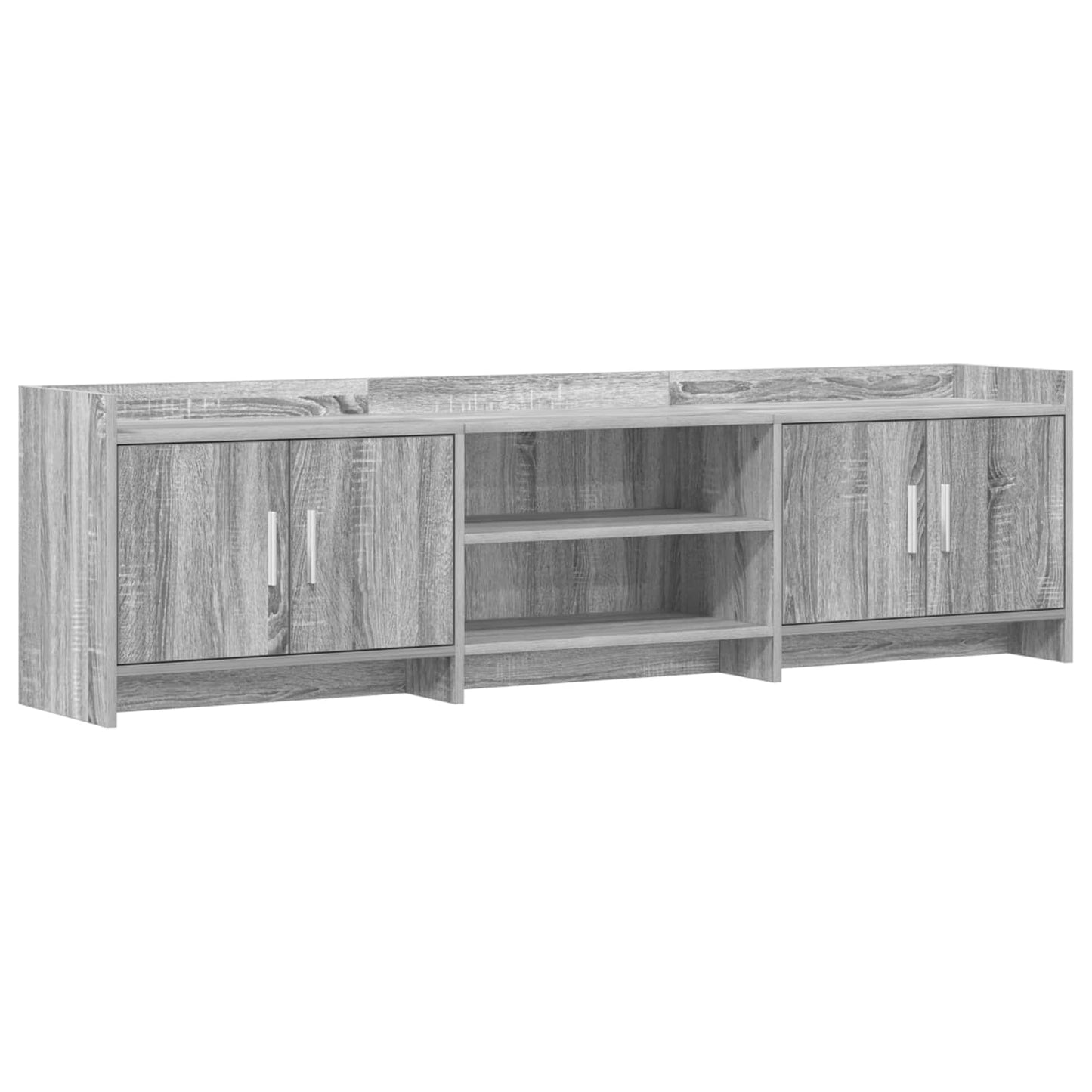 vidaXL TV Cabinet 168 x 33 x 47 cm Grey Sonoma Engineered Wood