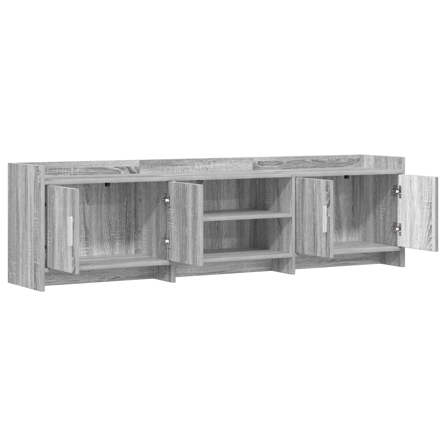 vidaXL TV Cabinet 168 x 33 x 47 cm Grey Sonoma Engineered Wood