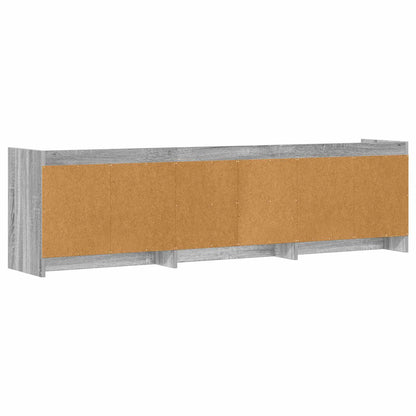 vidaXL TV Cabinet 168 x 33 x 47 cm Grey Sonoma Engineered Wood