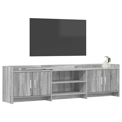 vidaXL TV Cabinet 168 x 33 x 47 cm Grey Sonoma Engineered Wood