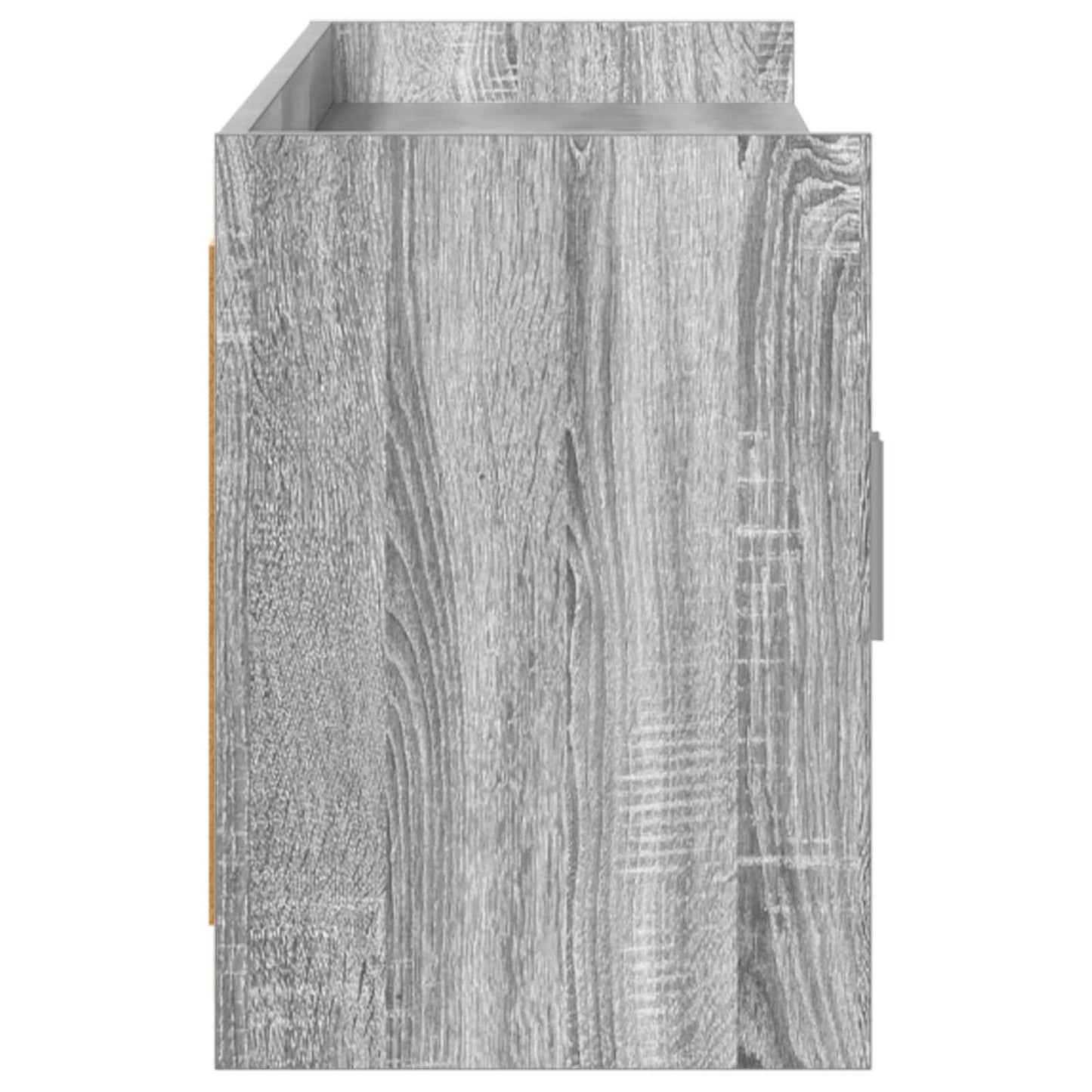 vidaXL TV Cabinet 168 x 33 x 47 cm Grey Sonoma Engineered Wood