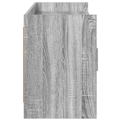 vidaXL TV Cabinet 168 x 33 x 47 cm Grey Sonoma Engineered Wood