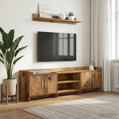 vidaXL TV Cabinet 168 x 33 x 47 cm Old Wood Engineered Wood