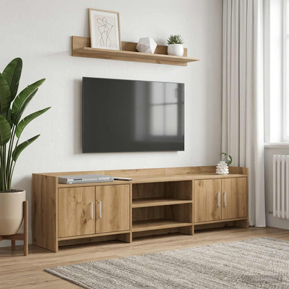 vidaXL TV Cabinet 168 x 33 x 47 cm Artisan Oak Engineered Wood
