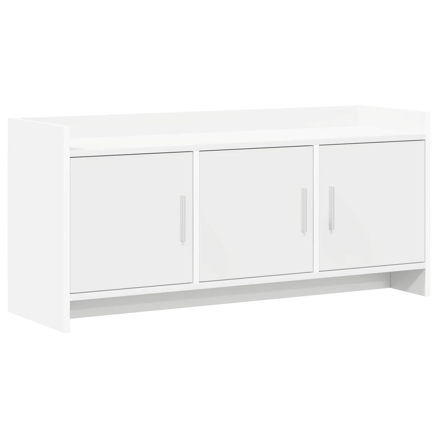 vidaXL TV Cabinet 102 x 33 x 47 cm White Engineered Wood