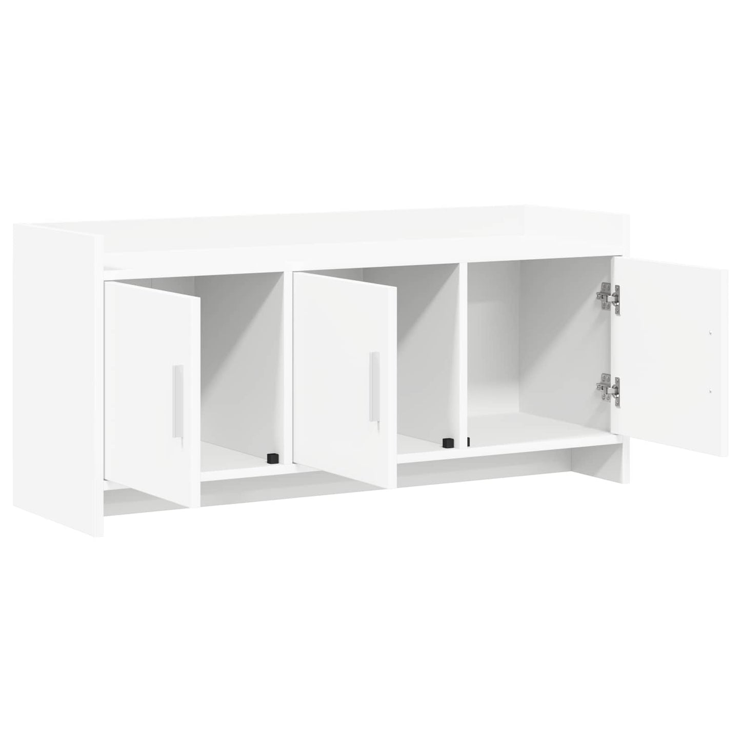 vidaXL TV Cabinet 102 x 33 x 47 cm White Engineered Wood