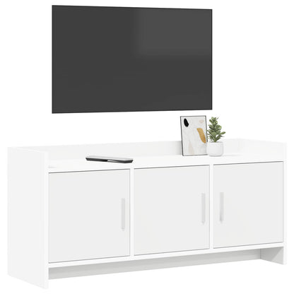 vidaXL TV Cabinet 102 x 33 x 47 cm White Engineered Wood