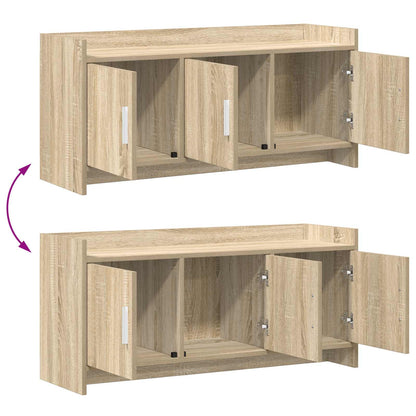 vidaXL TV Cabinet 102 x 33 x 47 cm Sonoma Oak Engineered Wood
