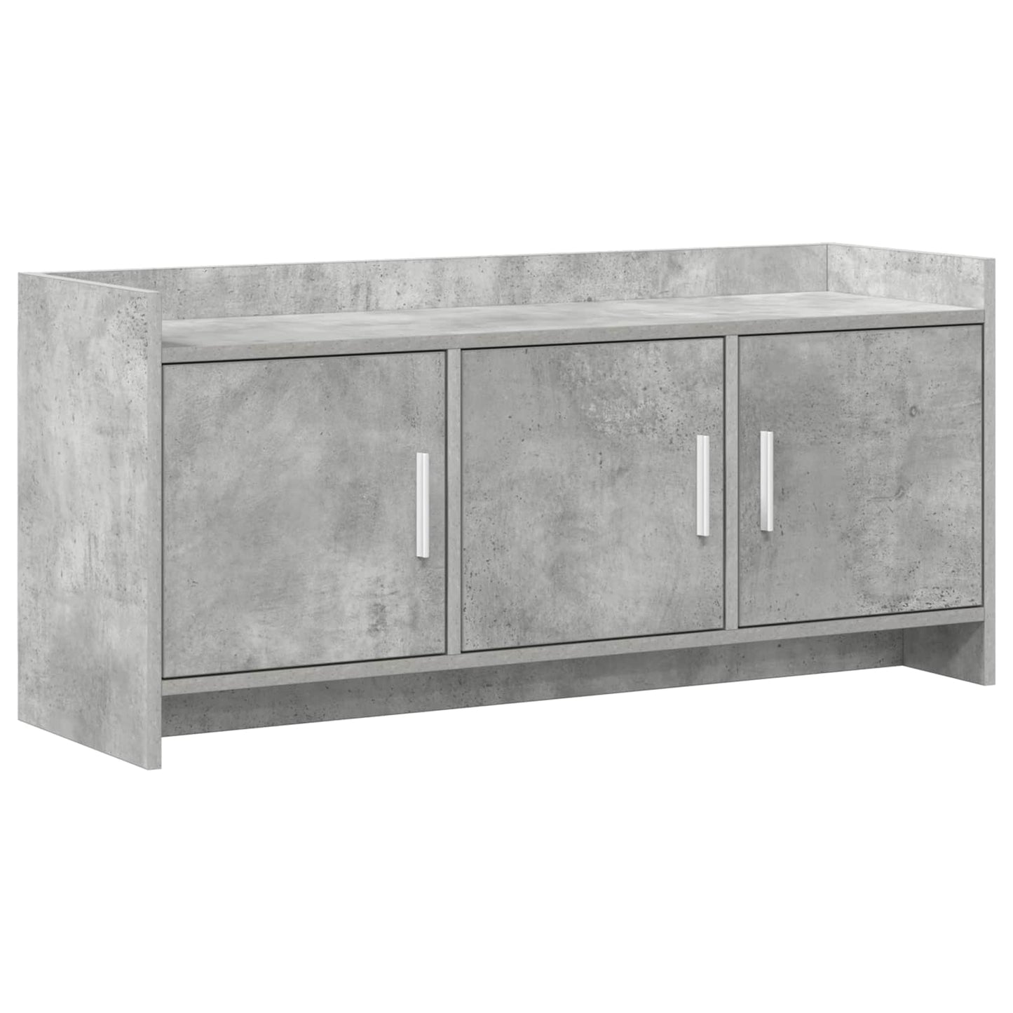 vidaXL TV Cabinet 102 x 33 x 47 cm Concrete Grey Engineered Wood