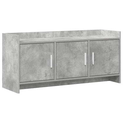 vidaXL TV Cabinet 102 x 33 x 47 cm Concrete Grey Engineered Wood