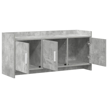 vidaXL TV Cabinet 102 x 33 x 47 cm Concrete Grey Engineered Wood