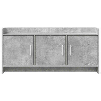 vidaXL TV Cabinet 102 x 33 x 47 cm Concrete Grey Engineered Wood