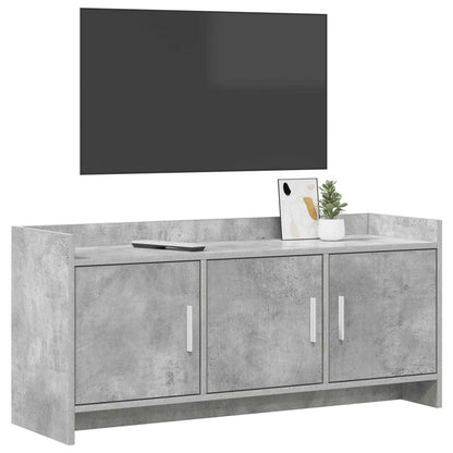 vidaXL TV Cabinet 102 x 33 x 47 cm Concrete Grey Engineered Wood
