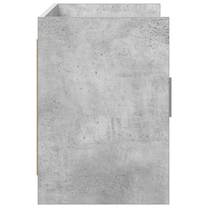 vidaXL TV Cabinet 102 x 33 x 47 cm Concrete Grey Engineered Wood