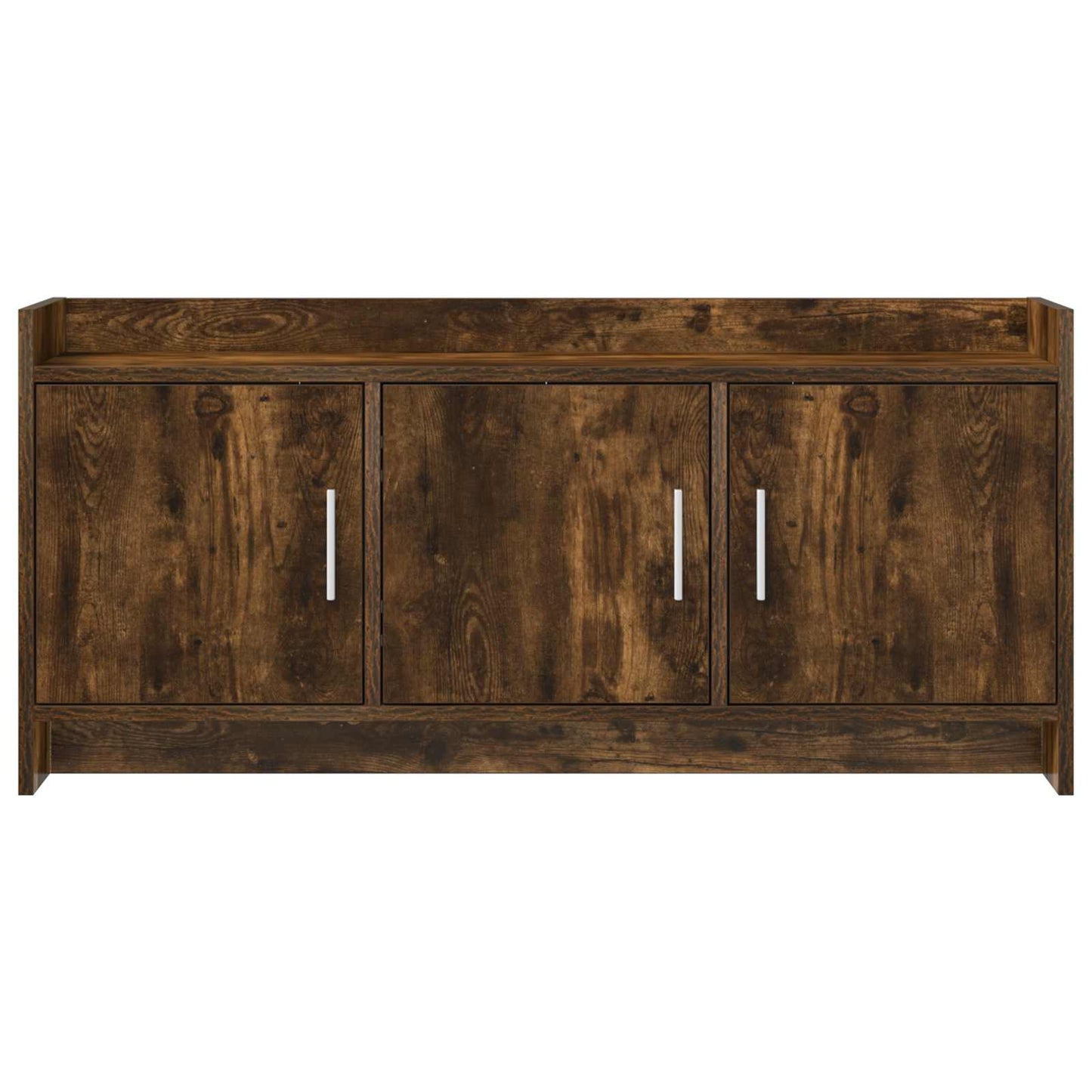 vidaXL TV Cabinet 102 x 33 x 47 cm Smoked Oak Engineered Wood