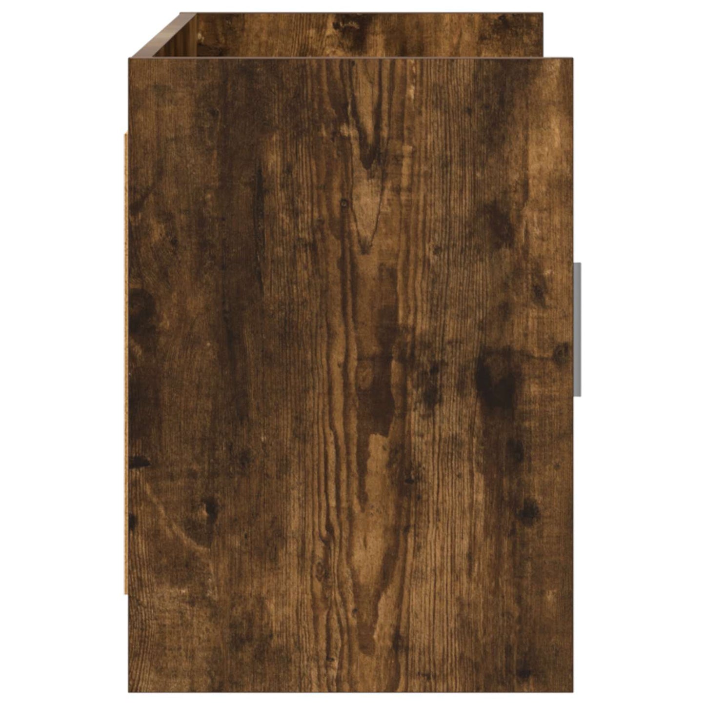 vidaXL TV Cabinet 102 x 33 x 47 cm Smoked Oak Engineered Wood