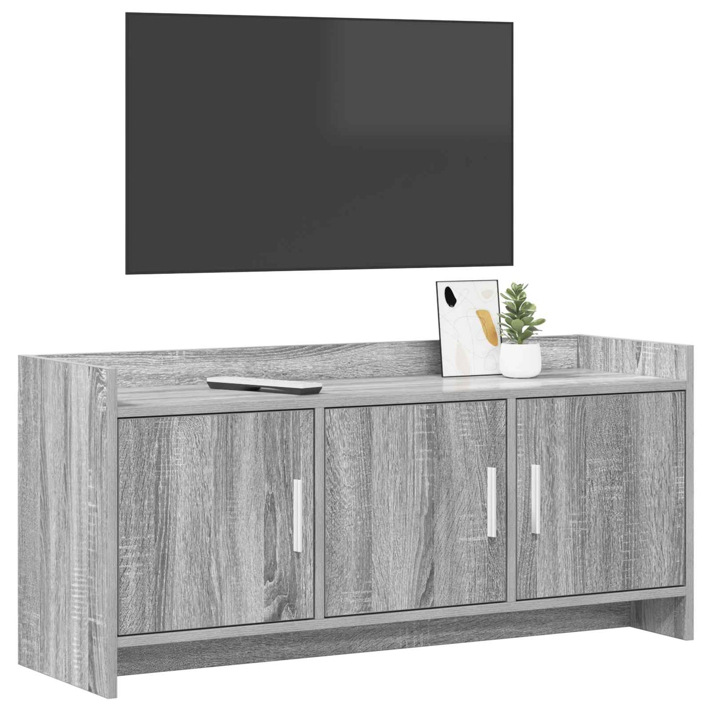 vidaXL TV Cabinet 102 x 33 x 47 cm Grey Sonoma Engineered Wood