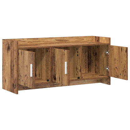 vidaXL TV Cabinet 102 x 33 x 47 cm Old Wood Engineered Wood