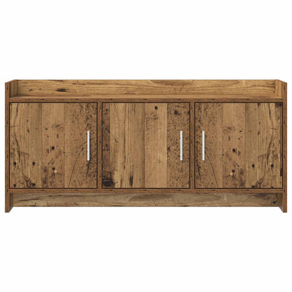 vidaXL TV Cabinet 102 x 33 x 47 cm Old Wood Engineered Wood