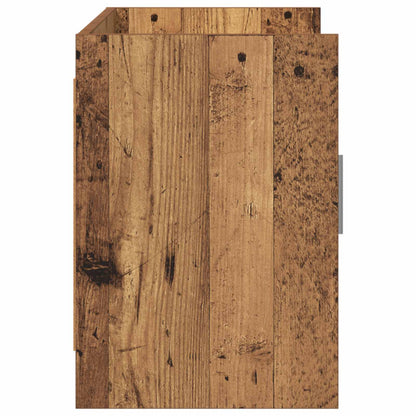 vidaXL TV Cabinet 102 x 33 x 47 cm Old Wood Engineered Wood