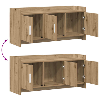 vidaXL TV Cabinet 102 x 33 x 47 cm Artisan Oak Engineered Wood