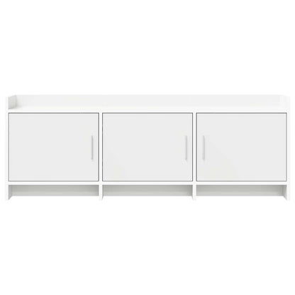 vidaXL TV Cabinet 130 x 33 x 47 cm White Engineered Wood